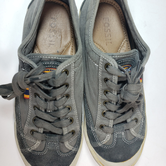 Fossil Phillip Canvas Ox Men's Shoes Suede Sz 9 - Picture 7 of 8